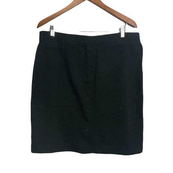 J. Jill Ponte Gray Pencil Skirt Large - Picture 5 of 5